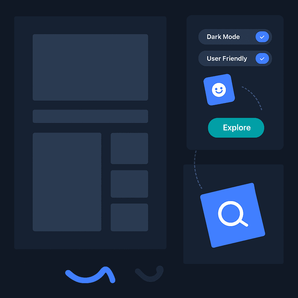 Summetra services illustration dark
